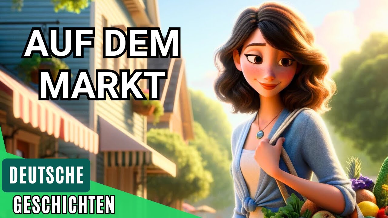 Deutsch Lernen mit Geschichten: Auf dem Markt mit Anna