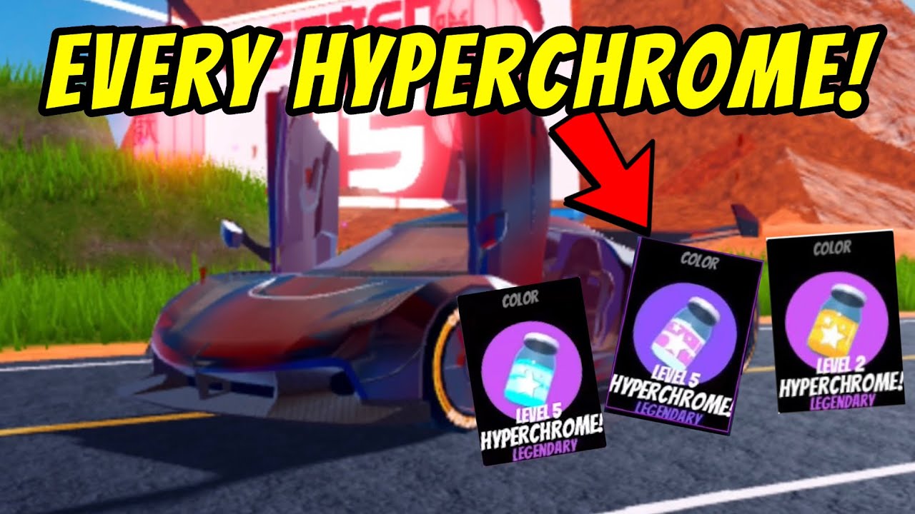 Tips and Tricks To Get EVERY HyperChrome Glitch in Jailbreak | Every HyperChrome?!