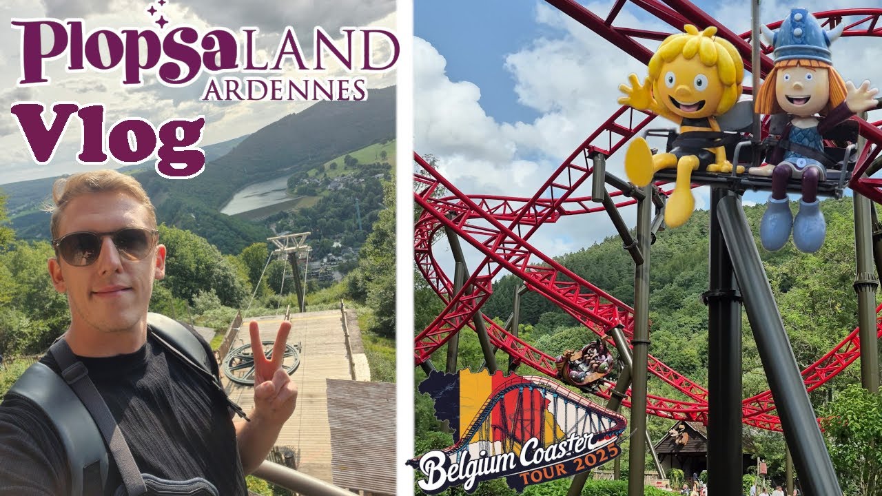 Der schönst gelegene Freizeitpark?!? | Plopsaland Ardennes Vlog | Belgium Coaster Tour 2025