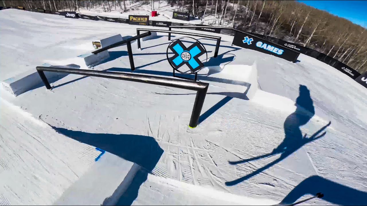 One run at XGames - Jesper Tj&auml;der