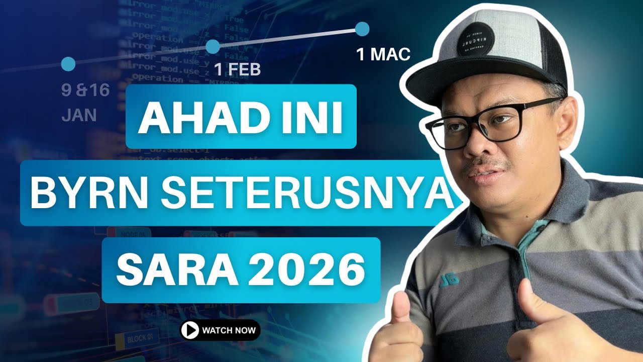 AHAD NI BYRN SETERUSNYA SARA & ESOK SEMAKAN UTK TAMBAHAN SARA!