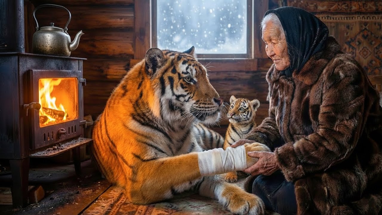 Two Years Ago She Saved a Tiger Cub. This Winter, That Tiger Returned Injured ❄️🐅
