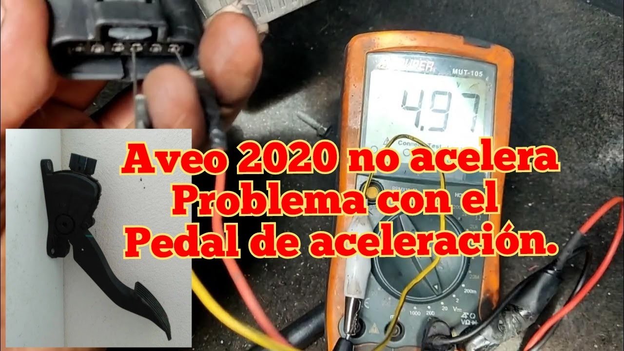 No acelera Aveo Ng señales del arnés de pedal.