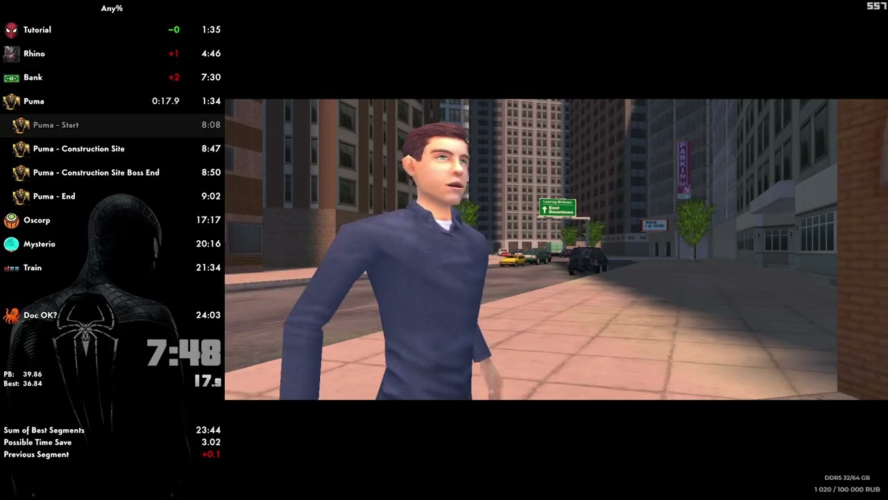 Spider-Man 2 (PC) Speedrun Any% In 23:54 [x2 WR]