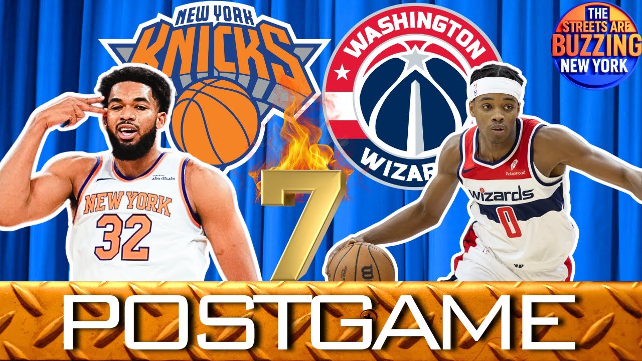 KNICKS WIZARDS POSTGAME, Trade REACTIONS! Harden to Cavs, Garland Clippers, Vucevic to Celtics