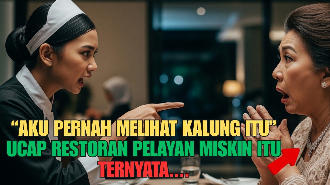 Kalung Di Leher Wanita Kaya Ini Membuat Pelayan Menangis… Alasannya Mengejutkan
