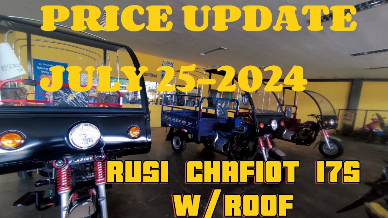 CHARIOt 175 w/roof / PRICE UPDATE  #rusi #chariot #brandnew