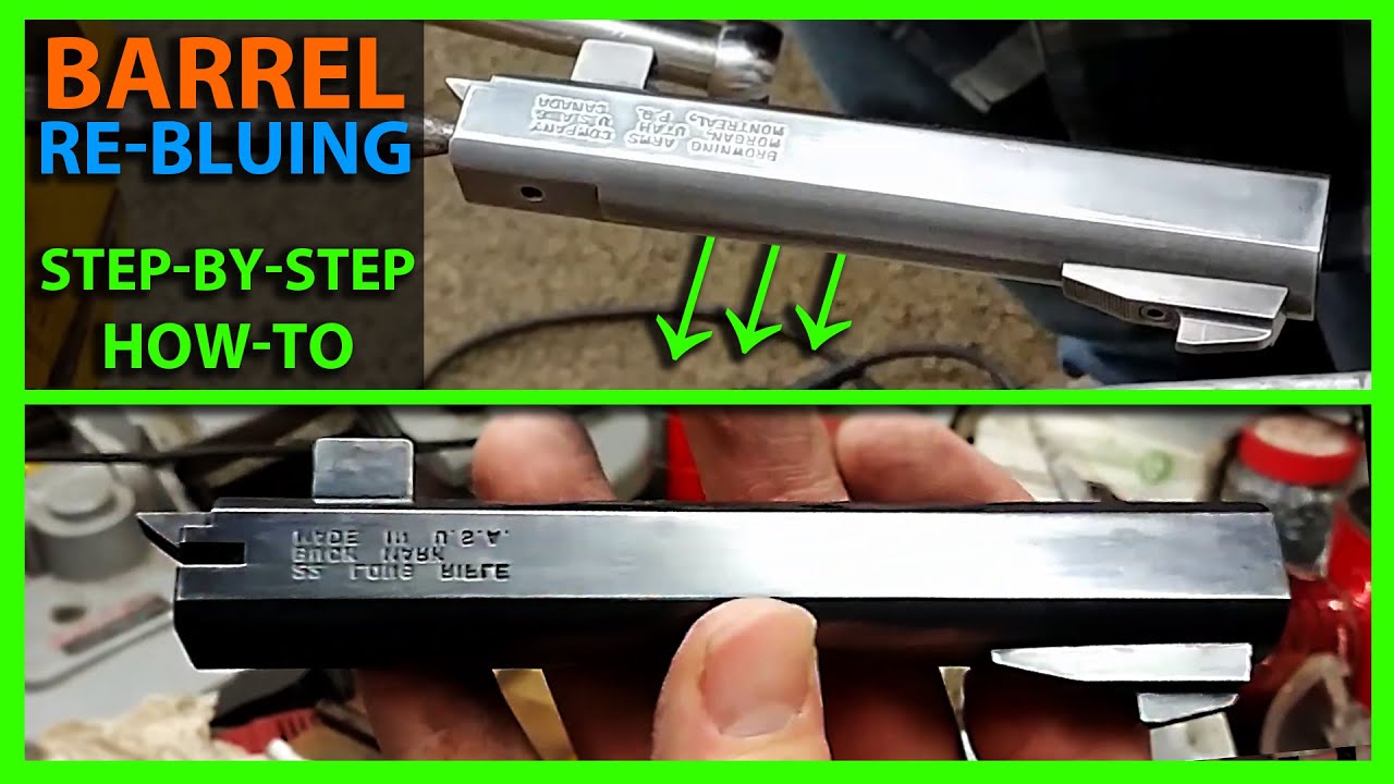 How To Blue a Steel Barrel Using Super Blue! Worked Way Better Than Expected!