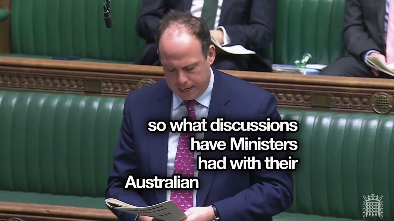 Challenging the Foreign Secretary to Match Australian Action on Iran's IRGC