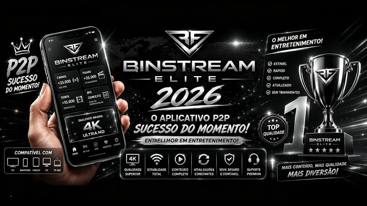 💥 *ELITE BINSTREAM 2026* O P2P DO MOMENTO💥