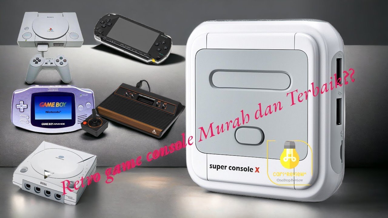 Lengkap dan Murah!!Game console Retro bisa main Playstation, Gameboy, Sega dan lainnya♥️♥️
