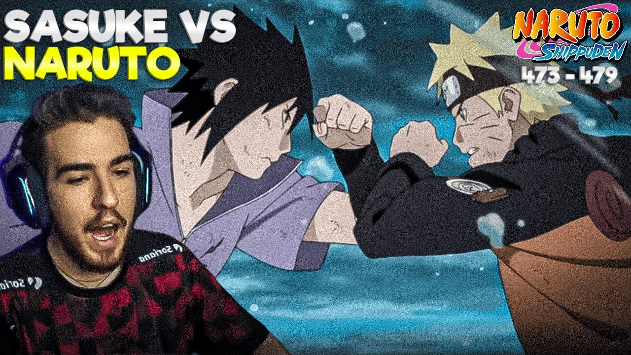 ¡ SASUKE UCHIHA VS NARUTO ! 😨💀  | REACCION A NARUTO SHIPPUDEN POR PRIMERA VEZ | 473 - 479