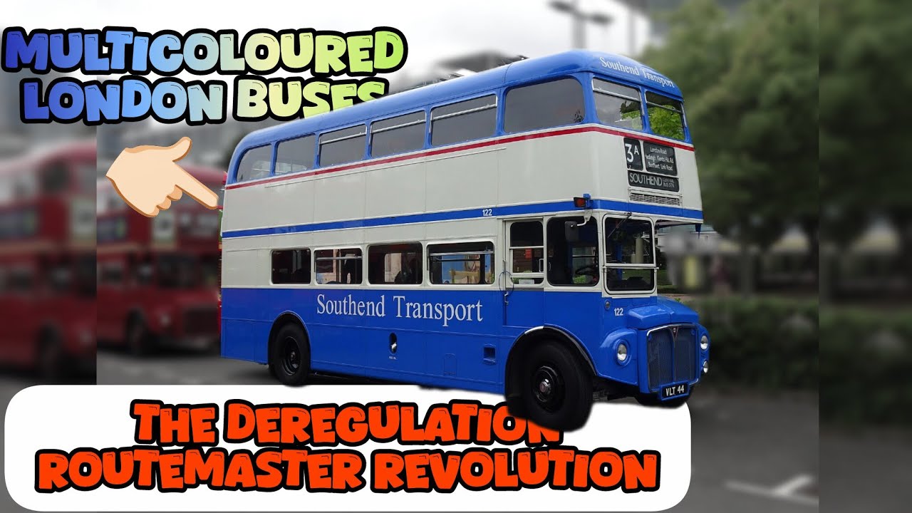 Multicoloured London Buses: The Deregulation Routemaster Revolution