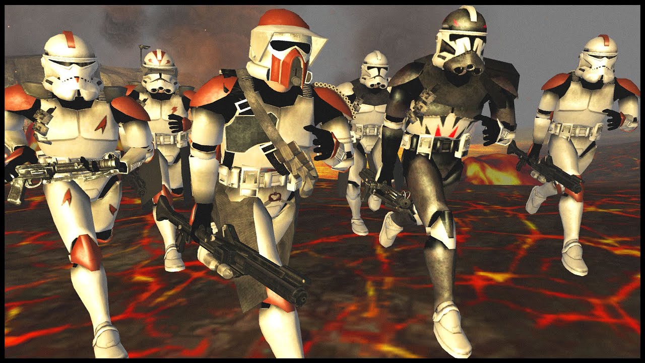 Defend the Mustafar Volcano Fortress! - Men of War: Star Wars Mod Battle Simulator
