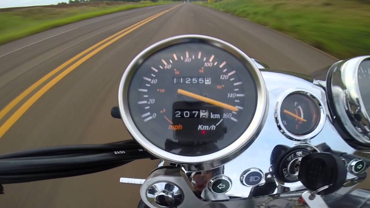 Top speed Mirage 250 - Passando dos 160 Km/h