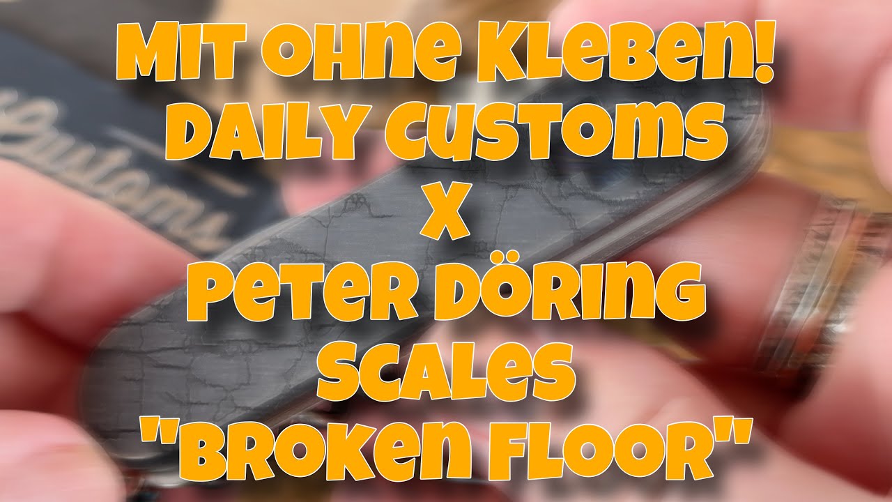 🚨 Mit ohne Kleben! Daily Customs x Peter D&ouml;ring Scales 