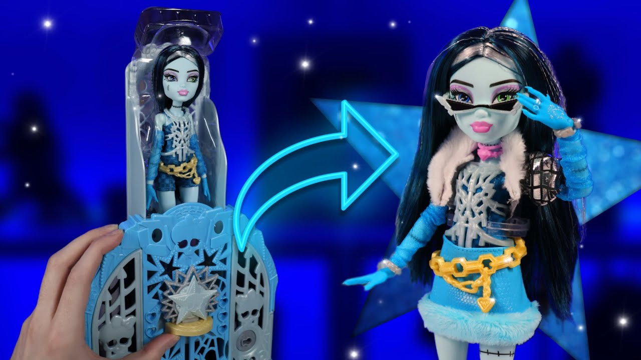 Monster High Skulltimate Secrets Hauntlywood Mysteries Распаковка куклы Фрэнки Штейн!