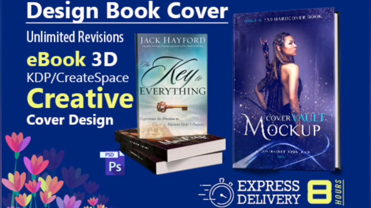 Book Cover Design, Professional eBook Front, Back and Spine | Blogueur Reine