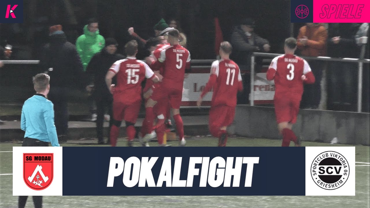Packender Pokalfight! Gelingt Modau die Sensation? | SG Modau - SC Viktoria Griesheim (Kreispokal)