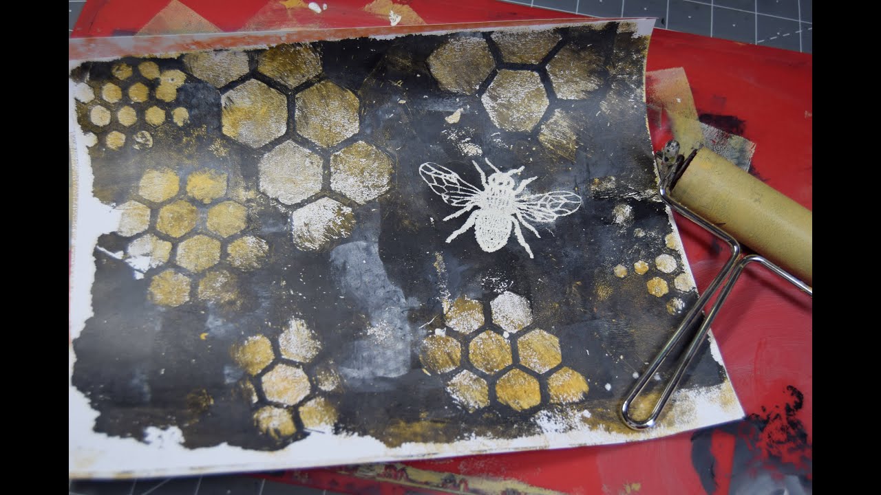 Monoprinting With Silicone