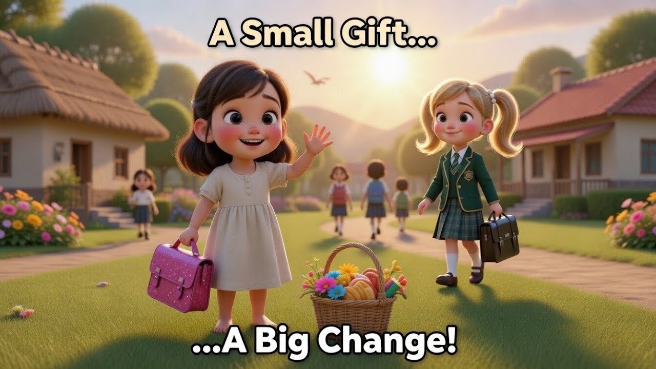 “A Small Gift, A Big Change” English moral story/kids story