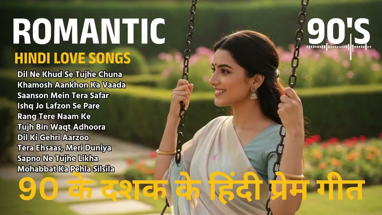 Romantic Hindi Songs from the 90s 🌙 Late Night Bollywood Mood