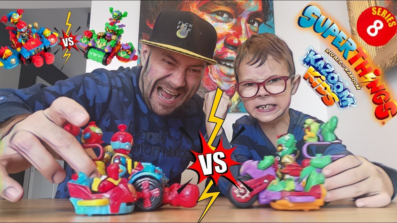Walka !!! BALOON BOXER🎈 vs SPIKE ROLLER🌵 Super Things Kazoom Kids 🤼 Film Archiwalny...