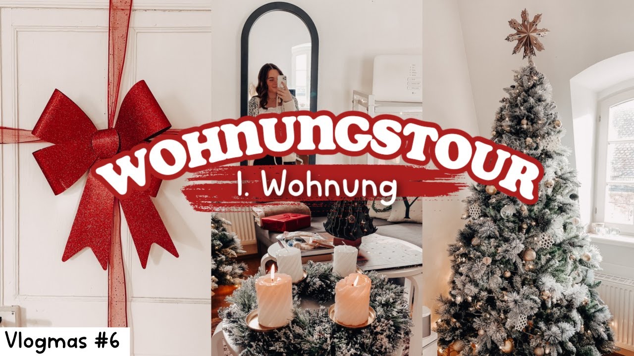 WOHNUNGSTOUR 2021 - Erste eigene Wohnung Room Tour 2021| Vlogmas Nr.6