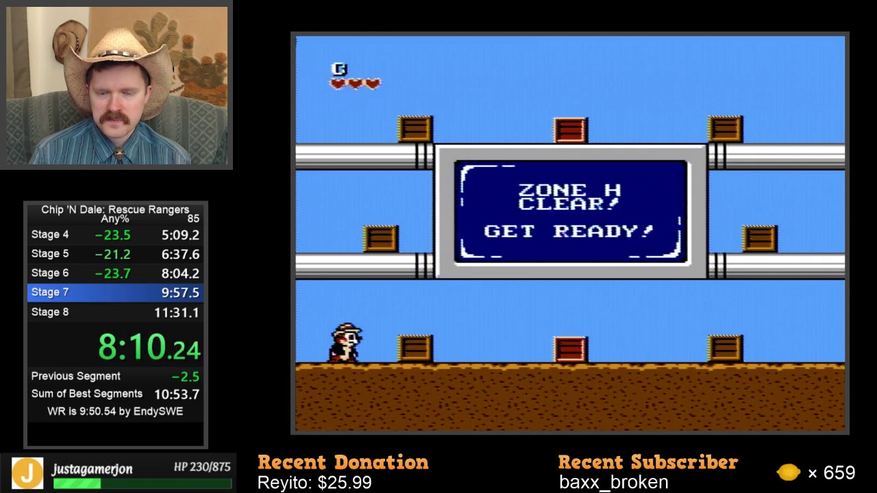 Прохождение Chip 'N Dale: Rescue Rangers на NES за 11:01 от Arcus
