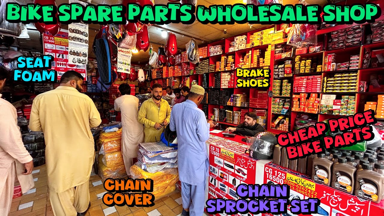 Motorcycle Spare parts wholesale shop😎🔥|| Low Price Bike Accessories😱|| Pak Moto