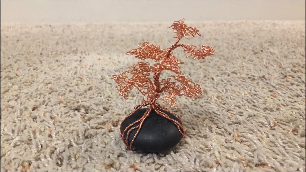 Creating a Copper Wire Bonsai Tree