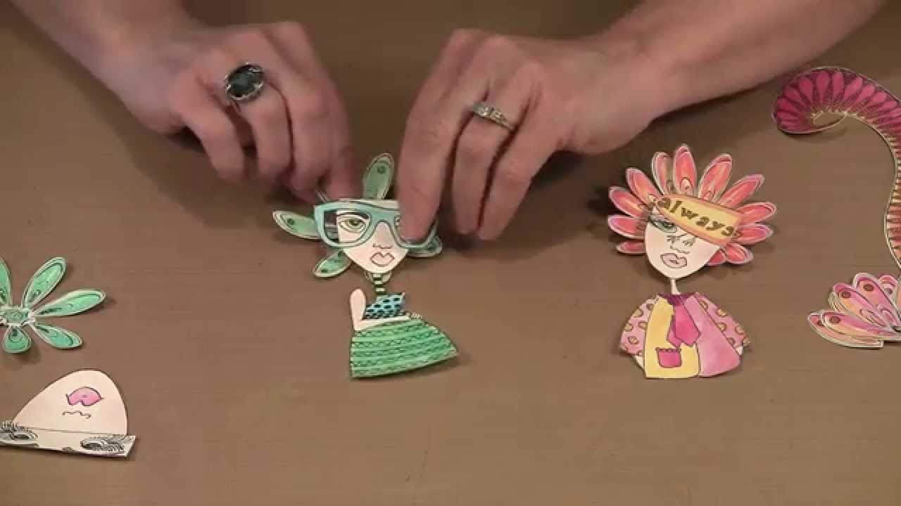Dylusions Fancy Florals & Doodled Delights Stamps! by Joggles.com