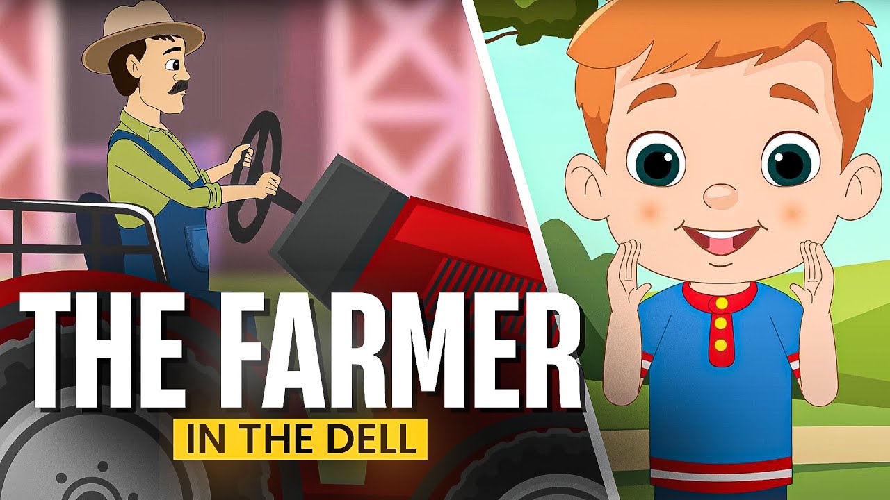 The Farmer In The Dell | Nursery Rhymes for Babies | Songs for Kids