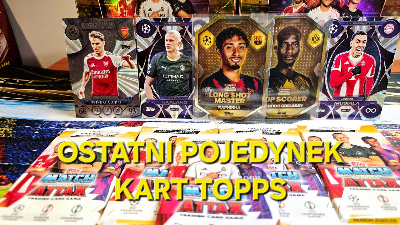 OSTATNI POJEDYNEK KART Z BOXA TOPPS MATCH ATTAX 2026! KARTY PIŁKARSKIE DANIELOS