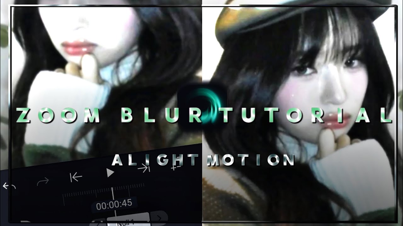 zoom blur TUTORIAL/AlightMotion/#edit #fip
