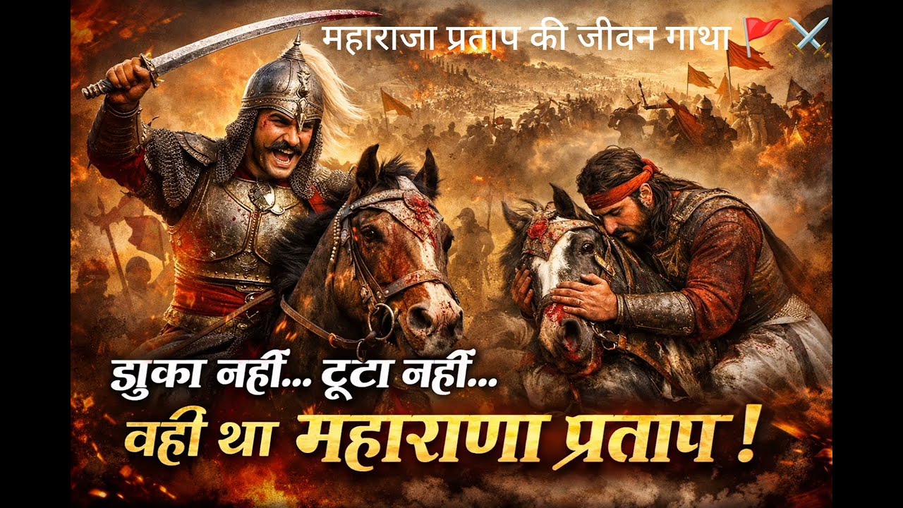 “झुका नहीं… टूटा नहीं 🔥 | महाराणा प्रताप का स्वाभिमान”
