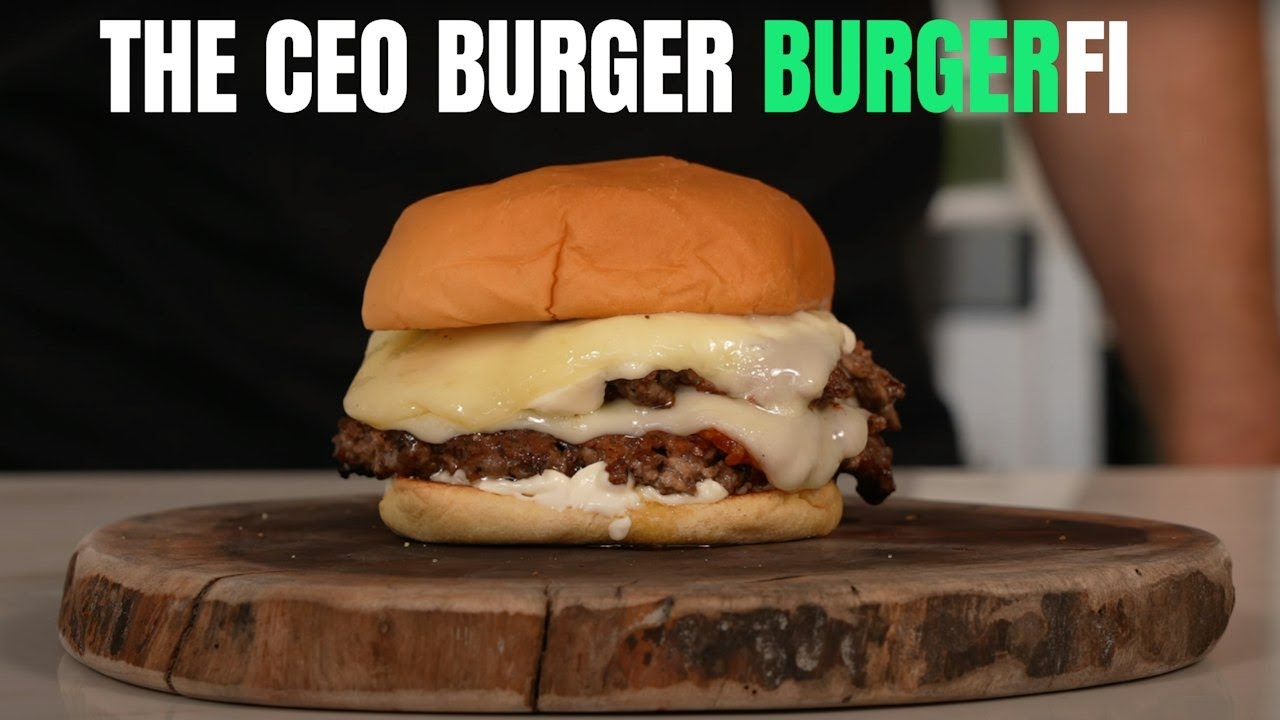 BurgerFi CEO Burger Copycat Smash Burger | Ft Guga Foods