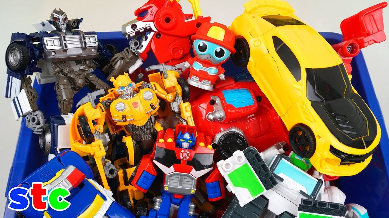 Caja Gigante de TRANSFORMERS Rescue Bots Colección completa de Transformers
