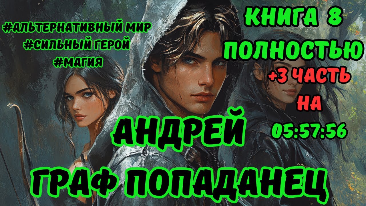 АУДИОКНИГА полностью  | ГРАФ ПОПАДАНЕЦ | КНИГА 8 | ФЭНТЕЗИ | ПОПАДАНЕЦ |   #аудиокнига  #аудиокниги