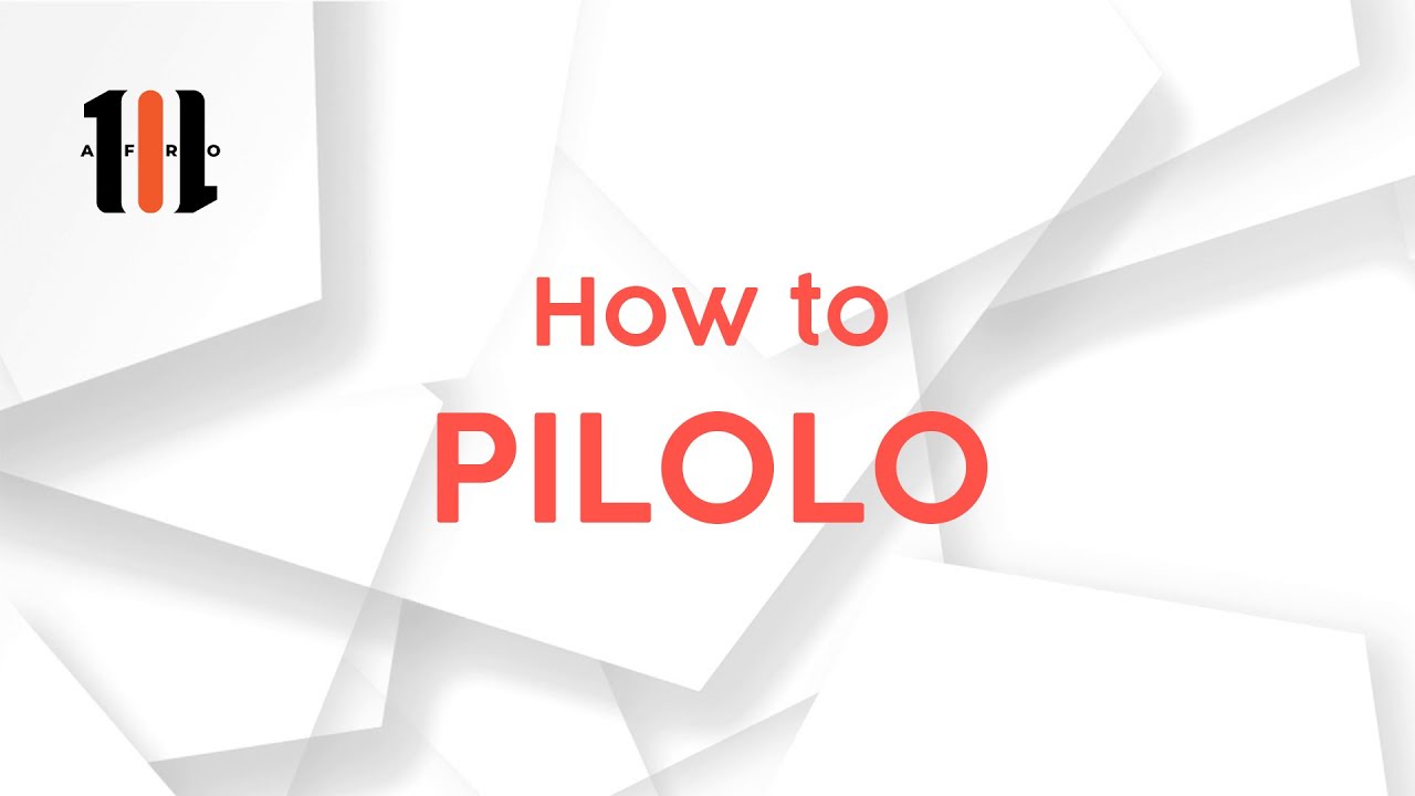 How to PILOLO - Quick dance tutorial by Afro 101