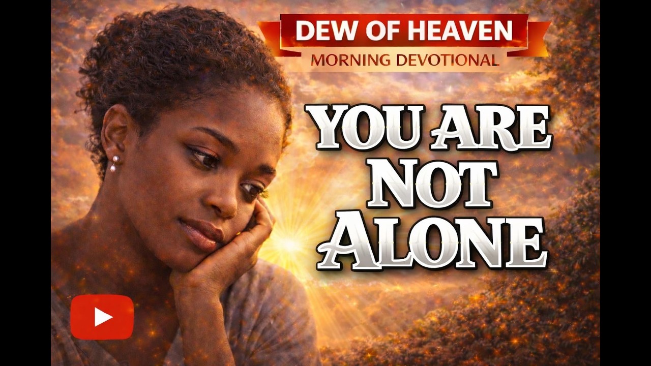 YOU ARE NOT ALONE - God Is With You.