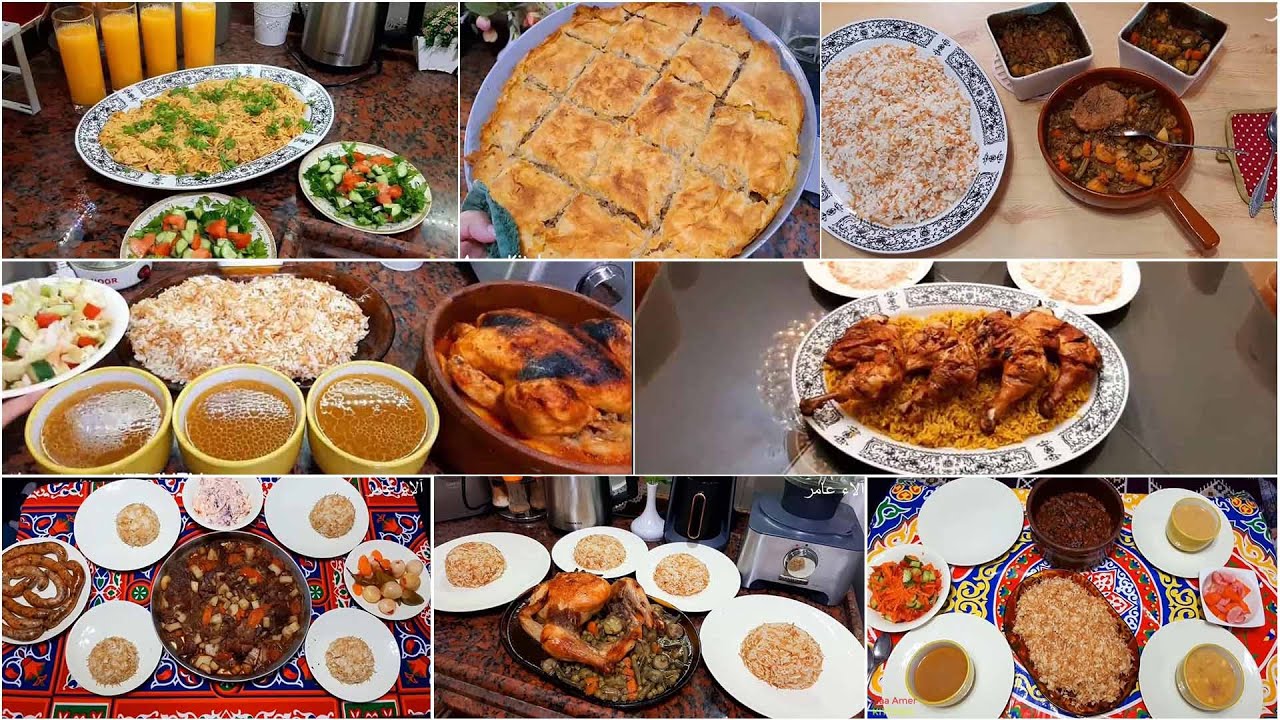 مينيو طواجن وصوانى رمضان🌙بطعم وريحة زمان⭐👏وكله من تفريزاتنا🎉👏