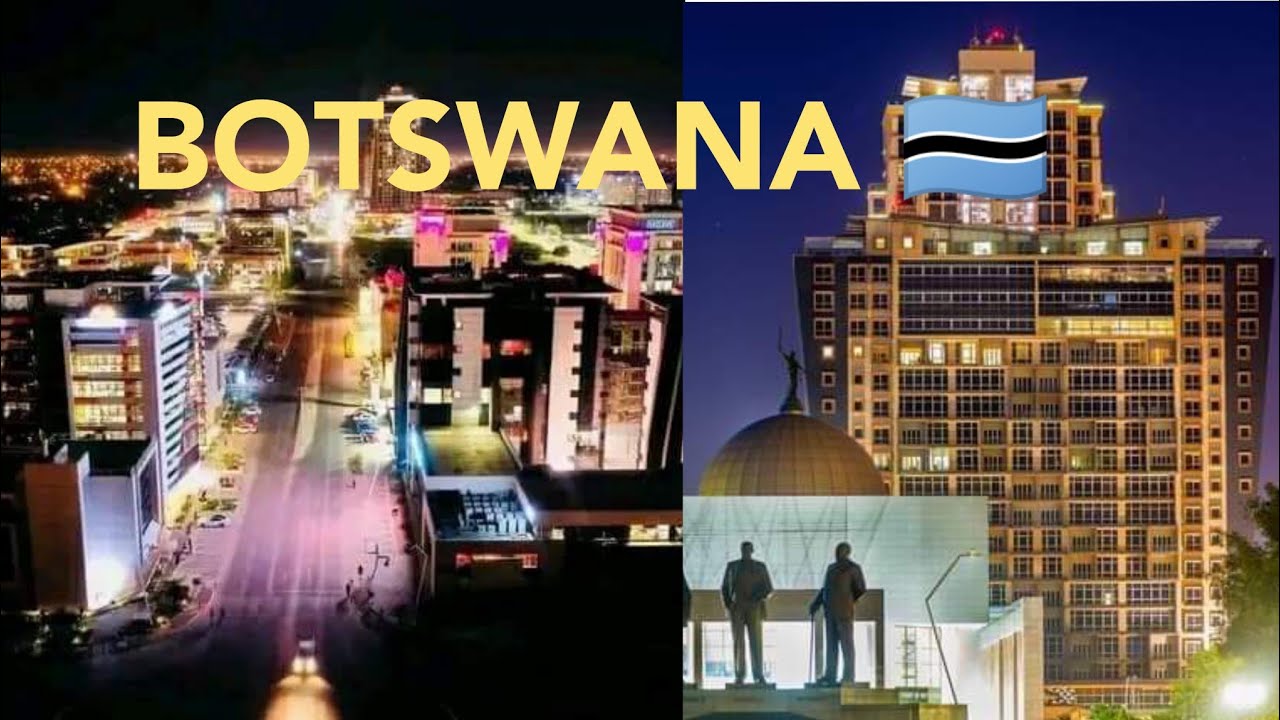 GABORONE (BOTSWANA) AT NIGHT 🇧🇼👌