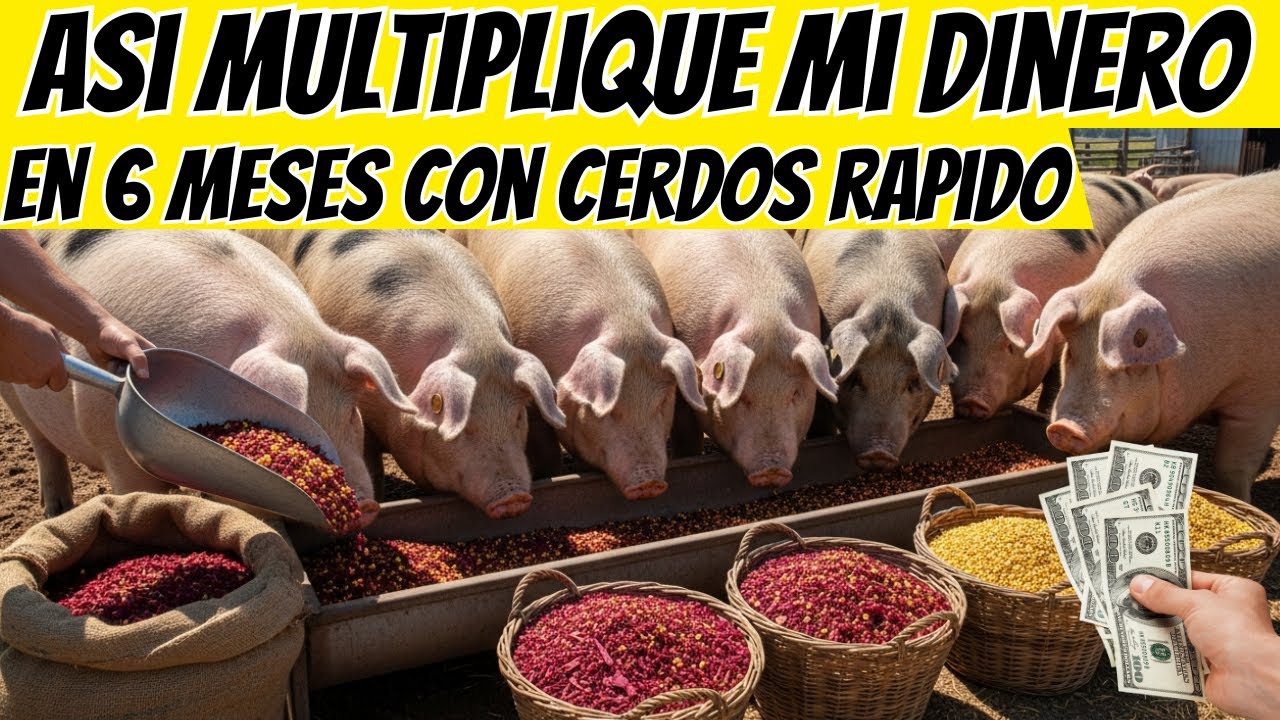 como multiplicar y invertir tu dinero en cerdos de engorde rapido en 6 meses en sin Préstamos negoci