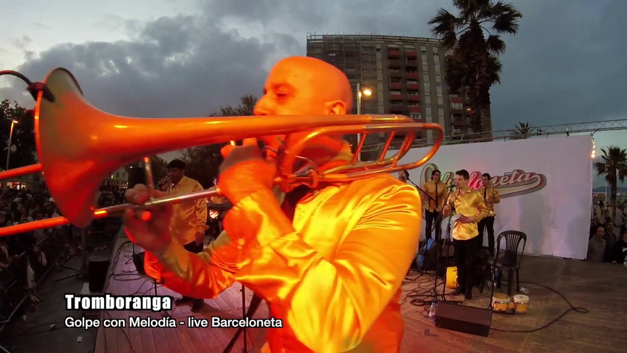 TROMBORANGA Golpe con melodía en vivo en Barceloneta 2018 Salsaloneta