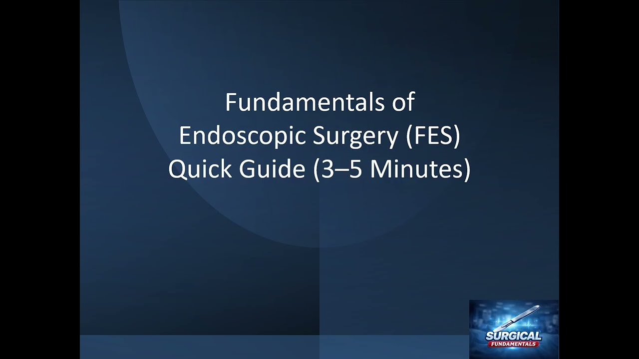 My tips on the Fundamentals of Endoscopic Surgery Exam (FES)