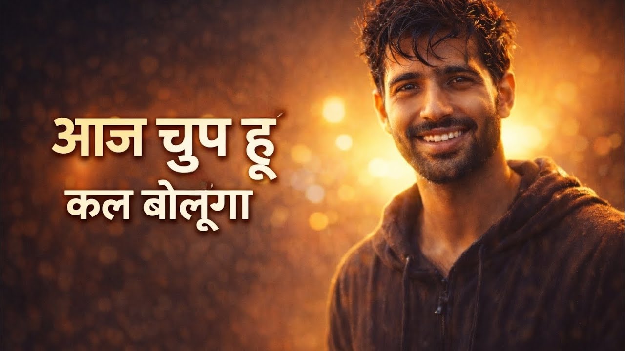 आज चुप हूँ, कल बोलूँगा 🔥 | Motivational Rap | Never Give Up New rap song 2026