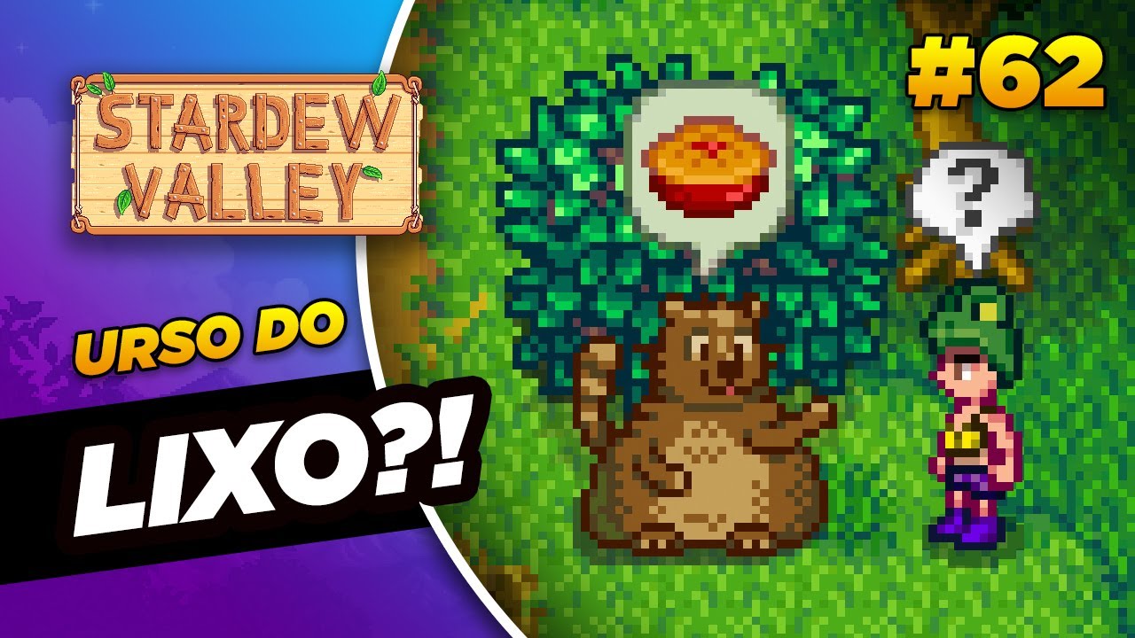 URSO DO LIXO: O QUE ELE FAZ?! Aprenda a jogar Stardew #62