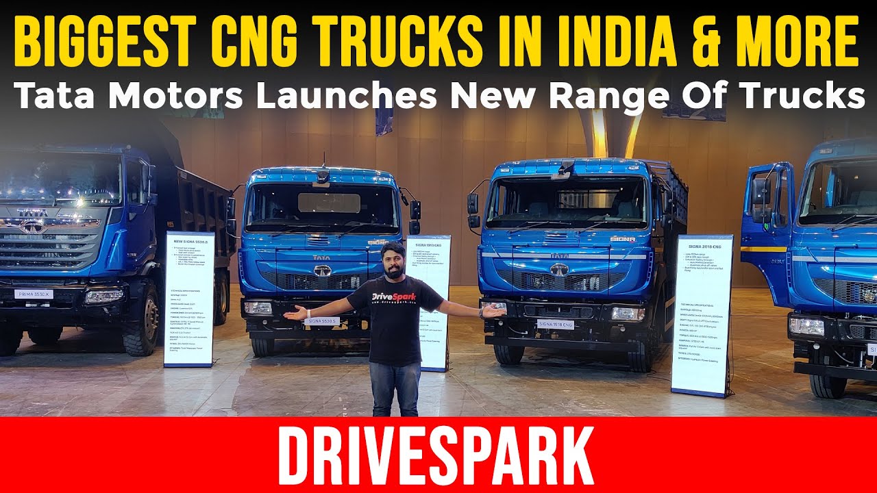 Tata Motors Launches Several New Trucks | Largest CNG Trucks, FE Range, New Signa & Prima Walkaround