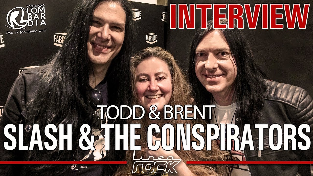 SLASH & THE CONSPIRATORS SMKC - Todd & Brent interview @Linea Rock 2019 by Barbara Caserta